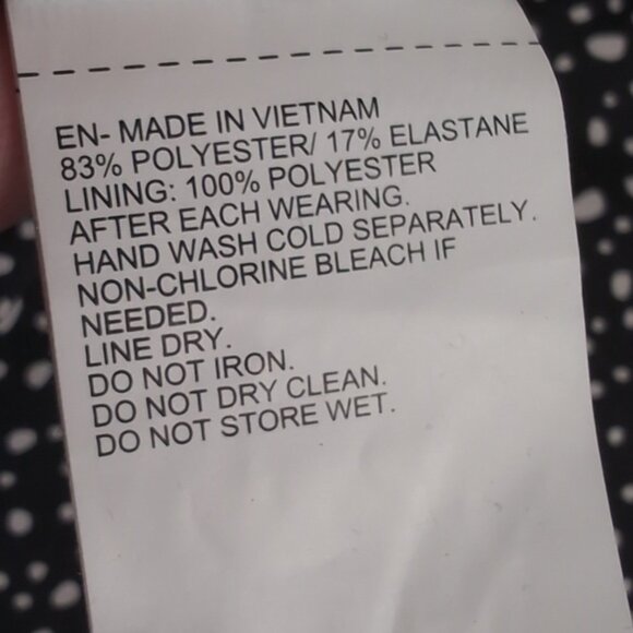 Nike Spotted One Piece Swimsuit Sporty Athletic Mesh Open Back Keyhole Black - Picture 14 of 14